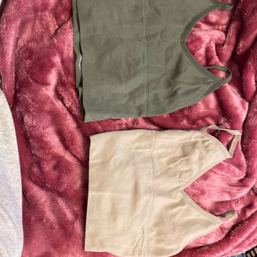 Two cropped tanks